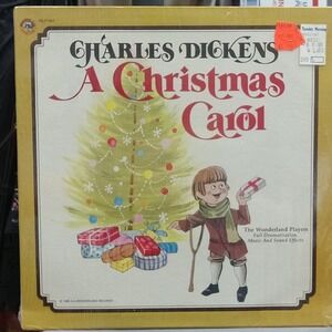 VINTAGE Sealed '79 Charles Dickens A CHRISTMAS CAROL Wonderland Players 33 Vinyl